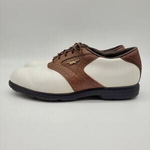 REEBOK White "Convertible Plain Toe" Golf Shoes 14-36315 - Men's Size 10